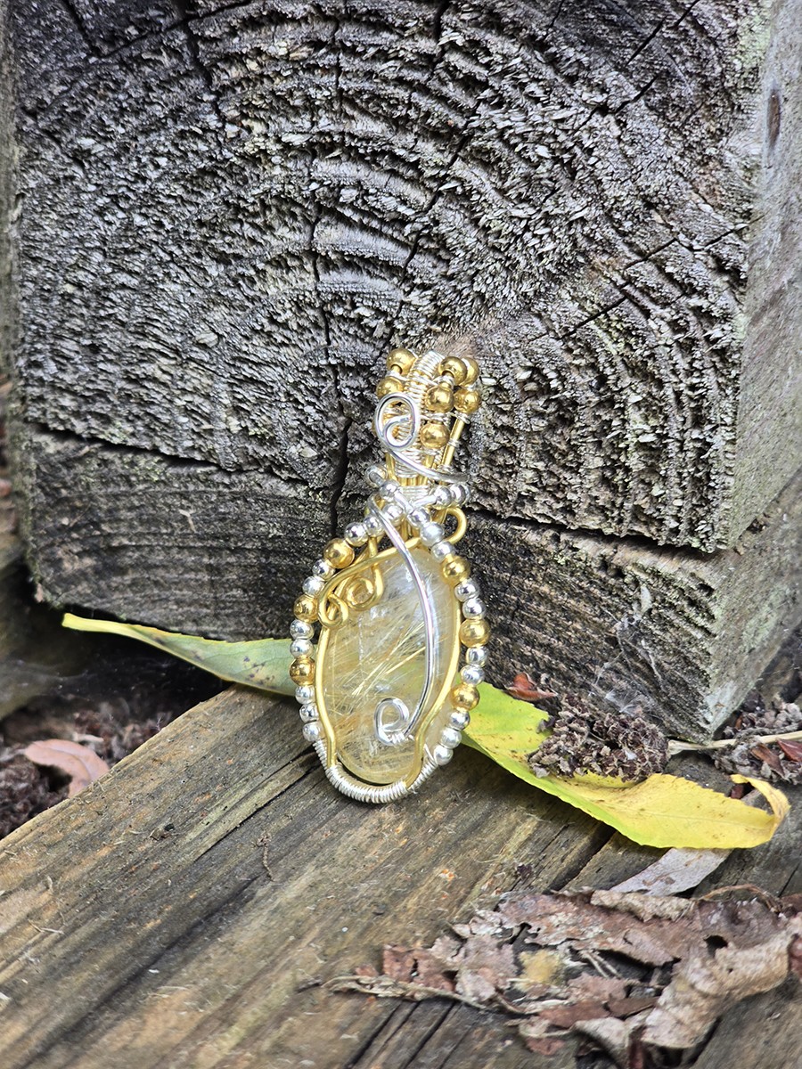Image d'illustration du produit Pendentif quartz à rutile