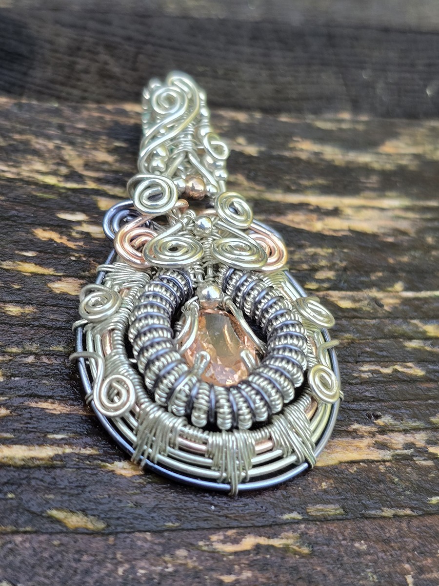 Image d'illustration du produit Médaillon argent et tourmaline