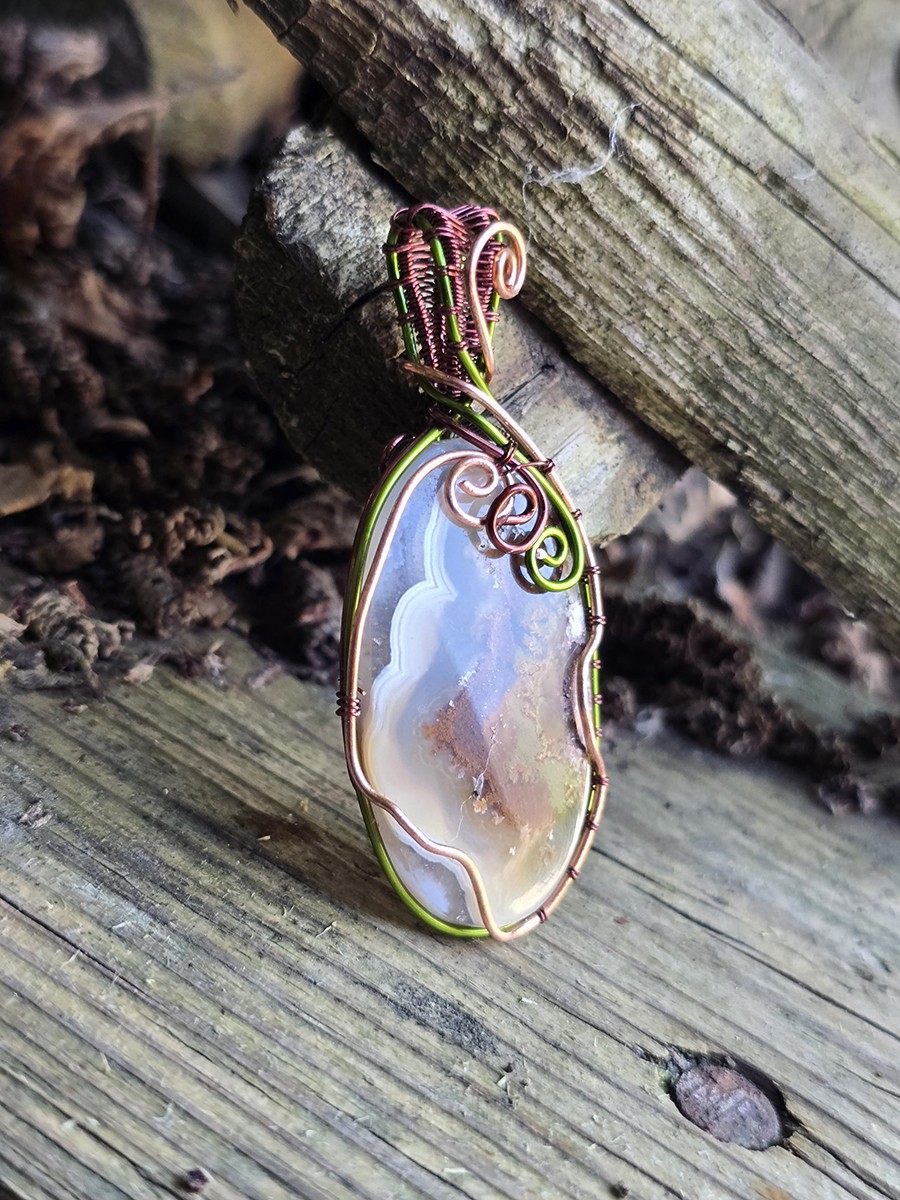 Image d'illustration du produit Pendentif agate mousse