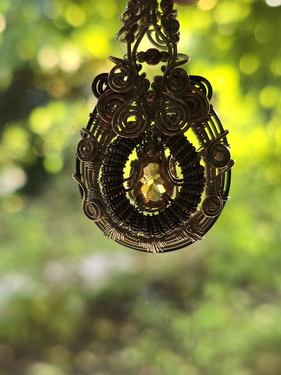 Image d'illustration du produit Médaillon argent et tourmaline