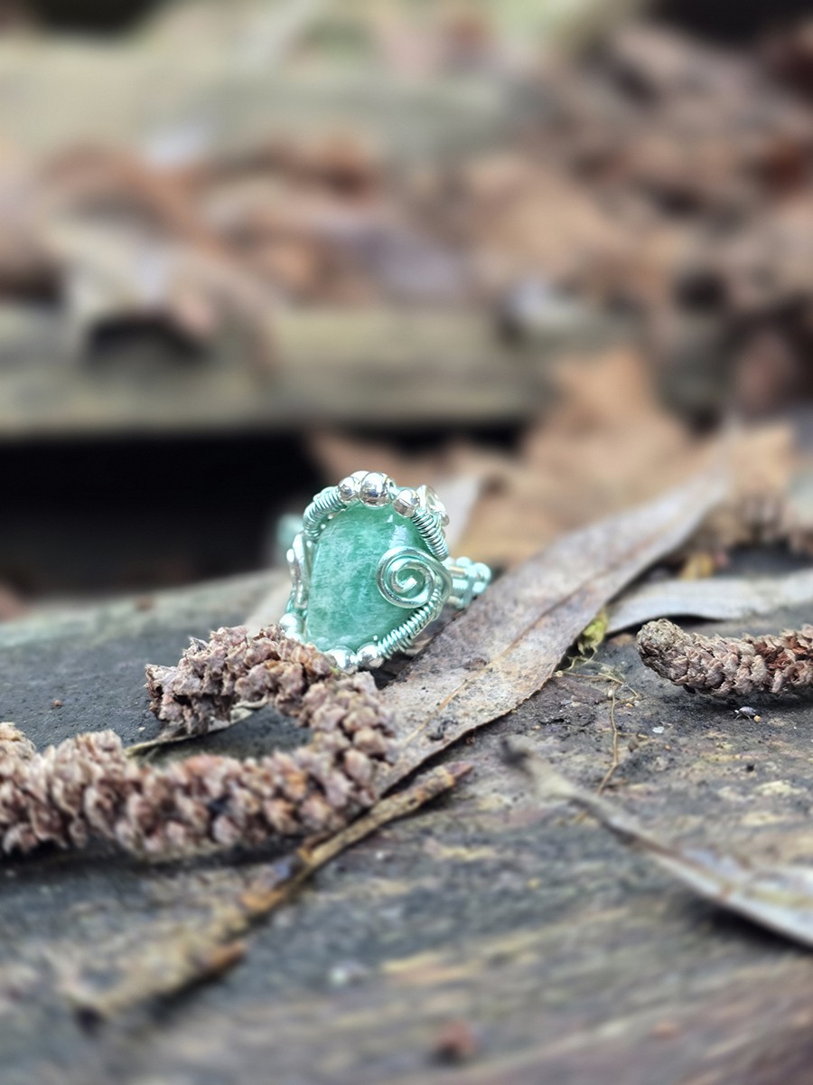 Image d'illustration du produit Bague Amazonite