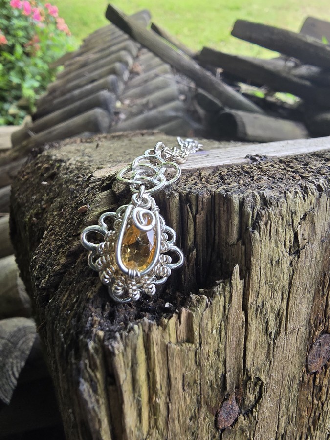 Image d'illustration du produit Pendentif en argent topaze