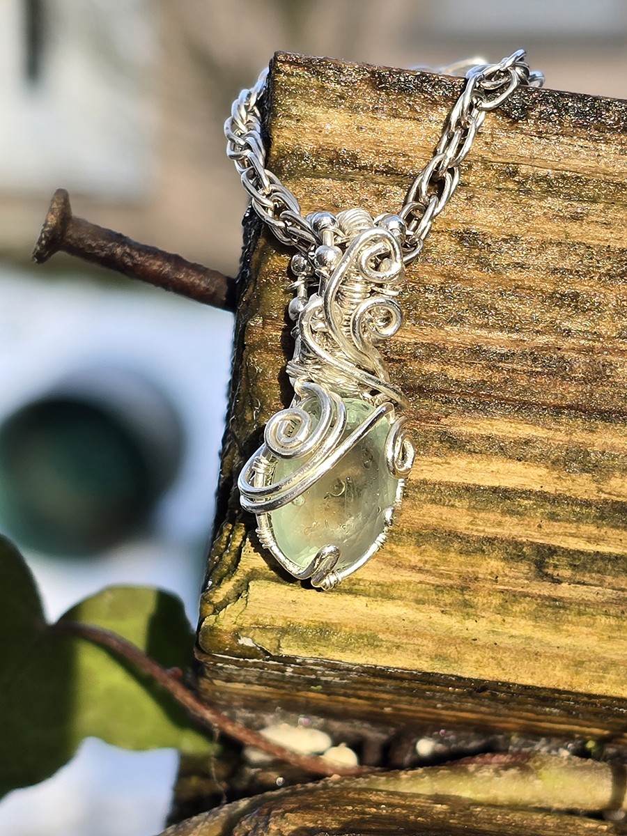 Image d'illustration du produit Pendentif argent et fluorite