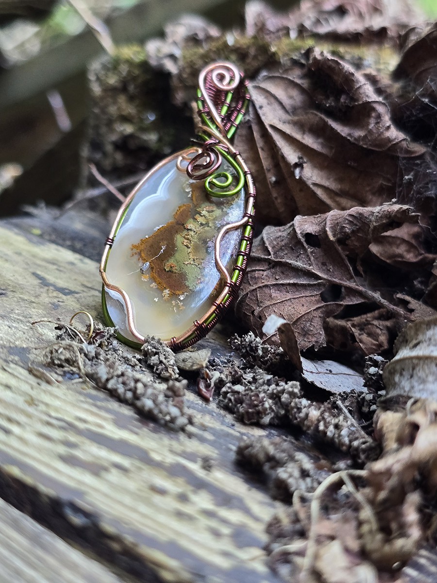 Image d'illustration du produit Pendentif agate mousse