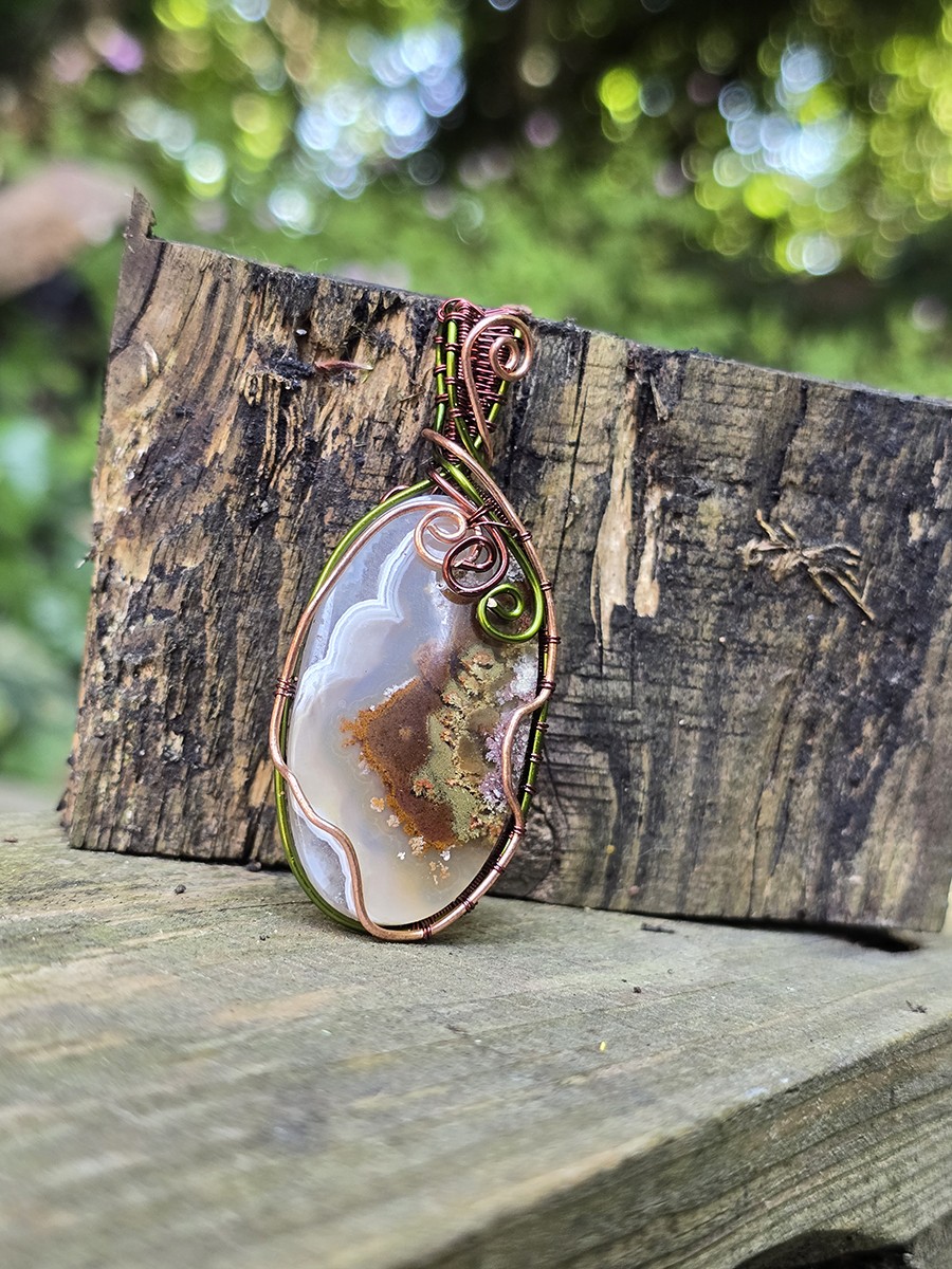 Image d'illustration du produit Pendentif agate mousse