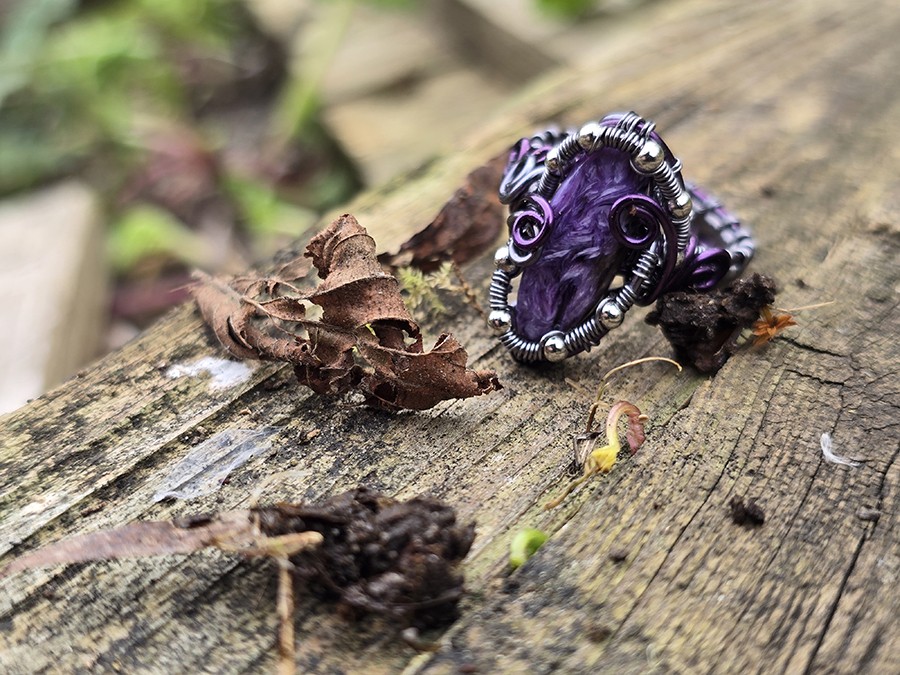 Image d'illustration du produit Bague Charoïte