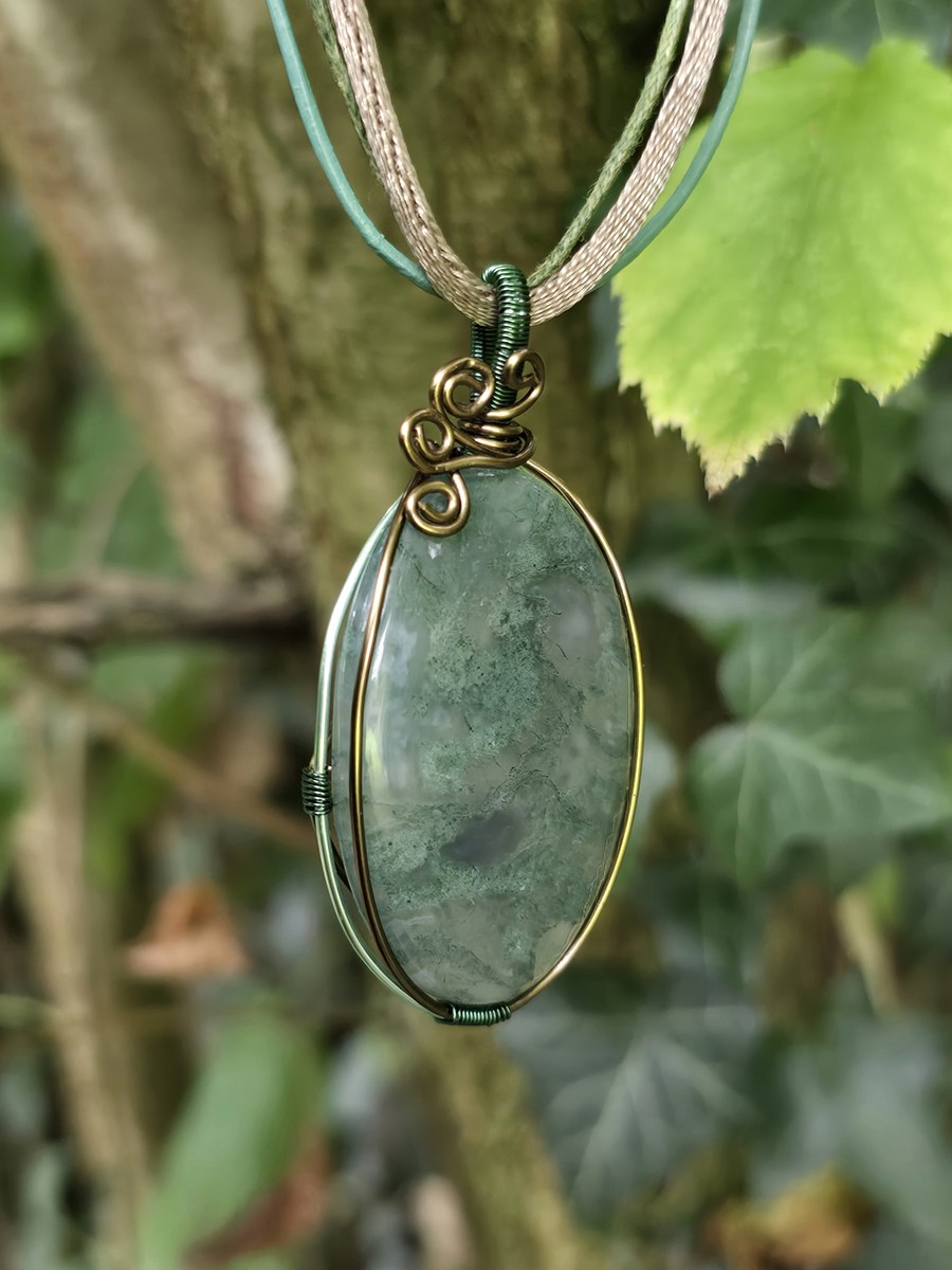 Image d'illustration du produit Pendentif agate mousse