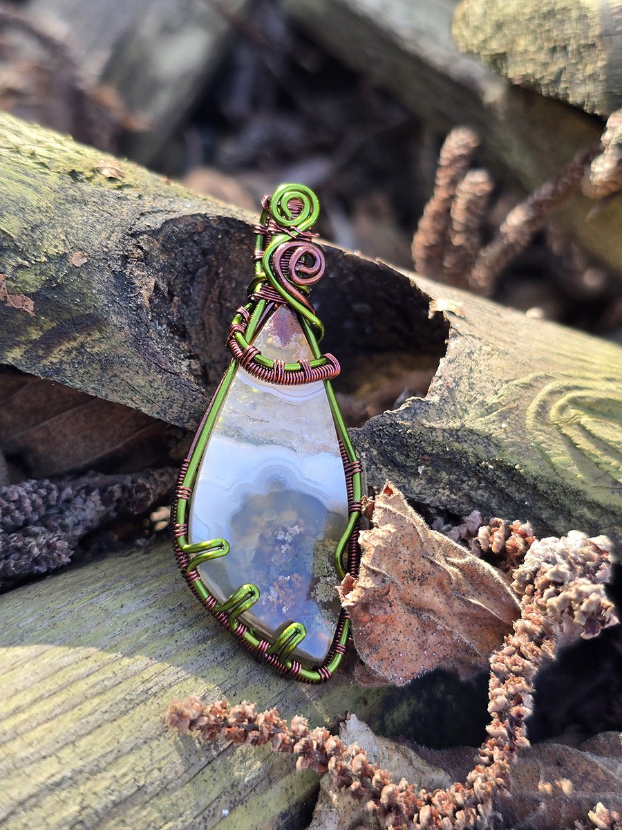 Image d'illustration du produit Pendentif agate mousse