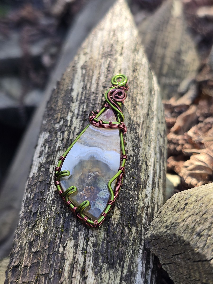 Image d'illustration du produit Pendentif agate mousse