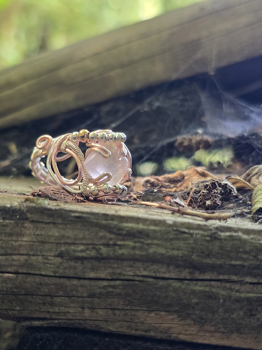 Image d'illustration du produit Bague quartz rose