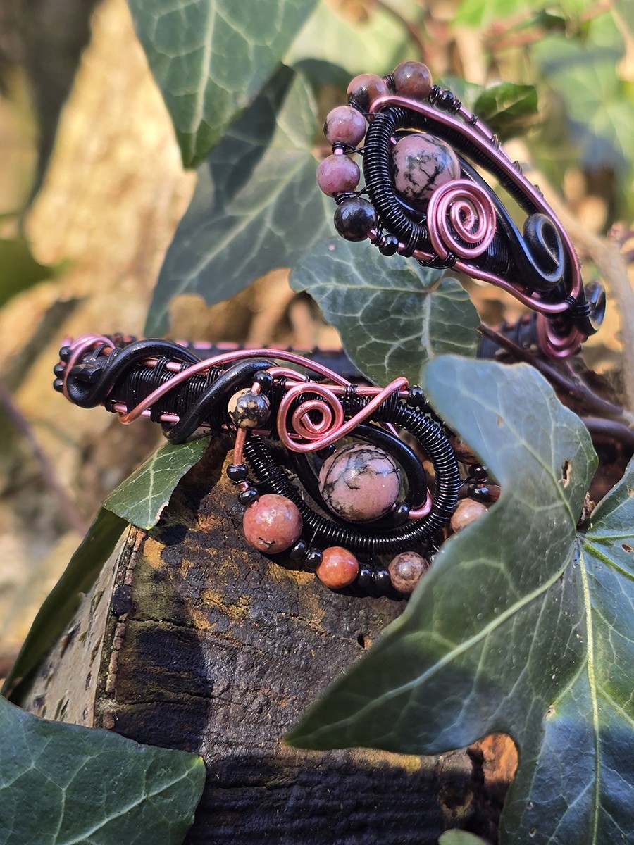 Image d'illustration du produit Bracelet serpent Rhodonite