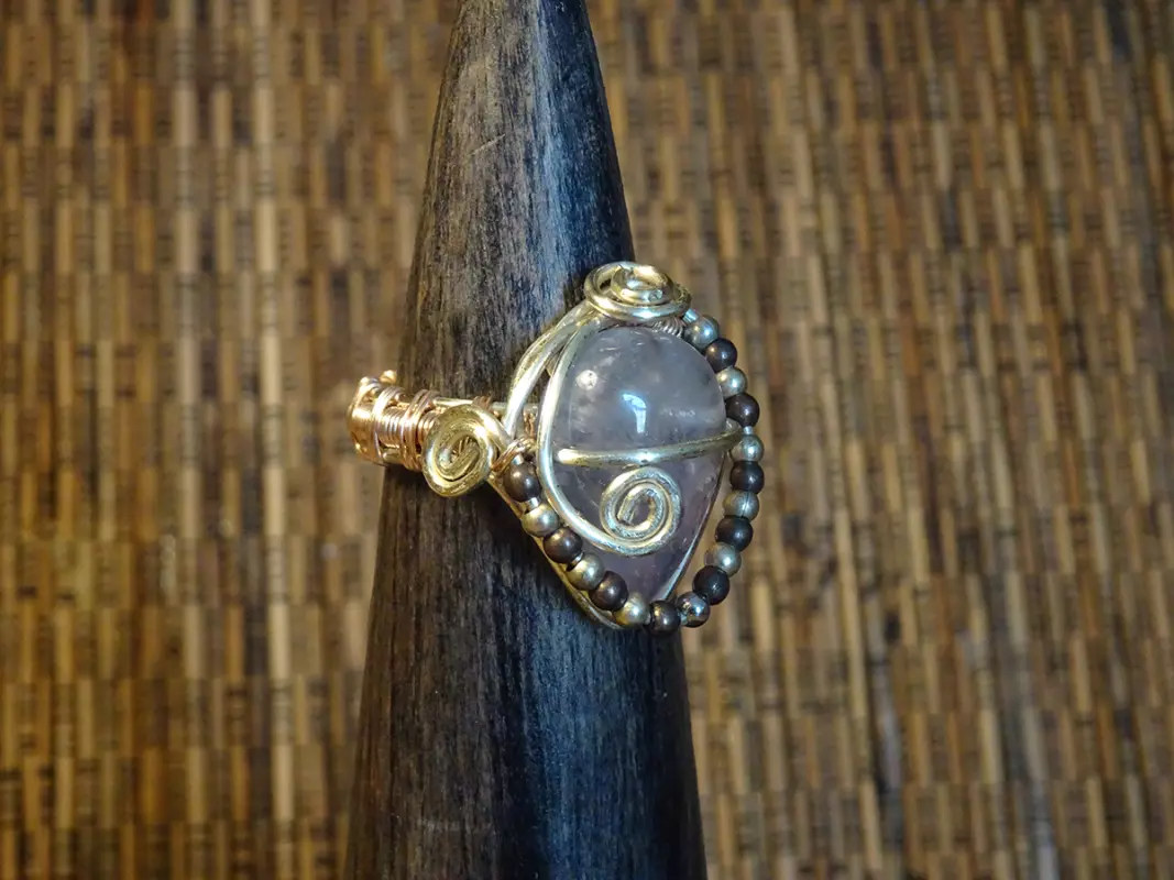 Image d'illustration du produit Bague quartz rose