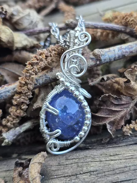 Image de couverture du produit Pendentif en argent et tanzanite