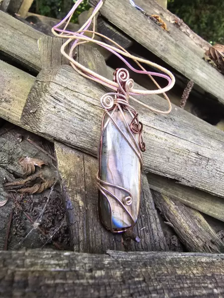 Image de couverture du produit Pendentif labradorite rectangle