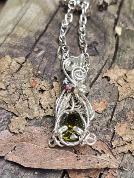 Image de couverture du produit Pendentif argent et tourmalines