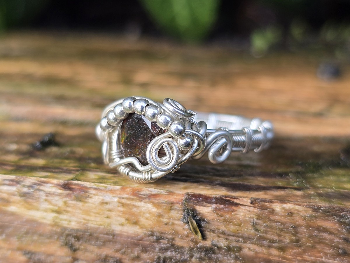 Image d'illustration du produit Bague opale fumée