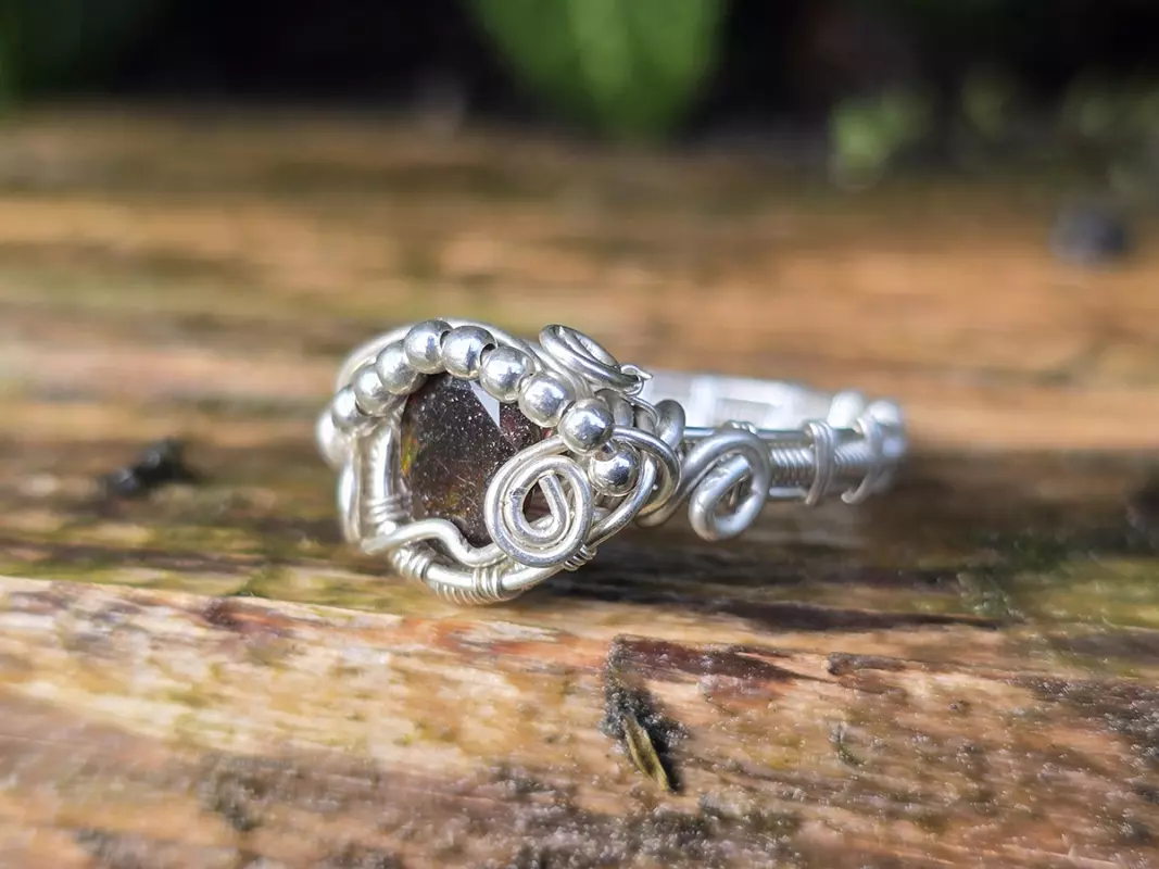 Image d'illustration du produit Bague opale fumée