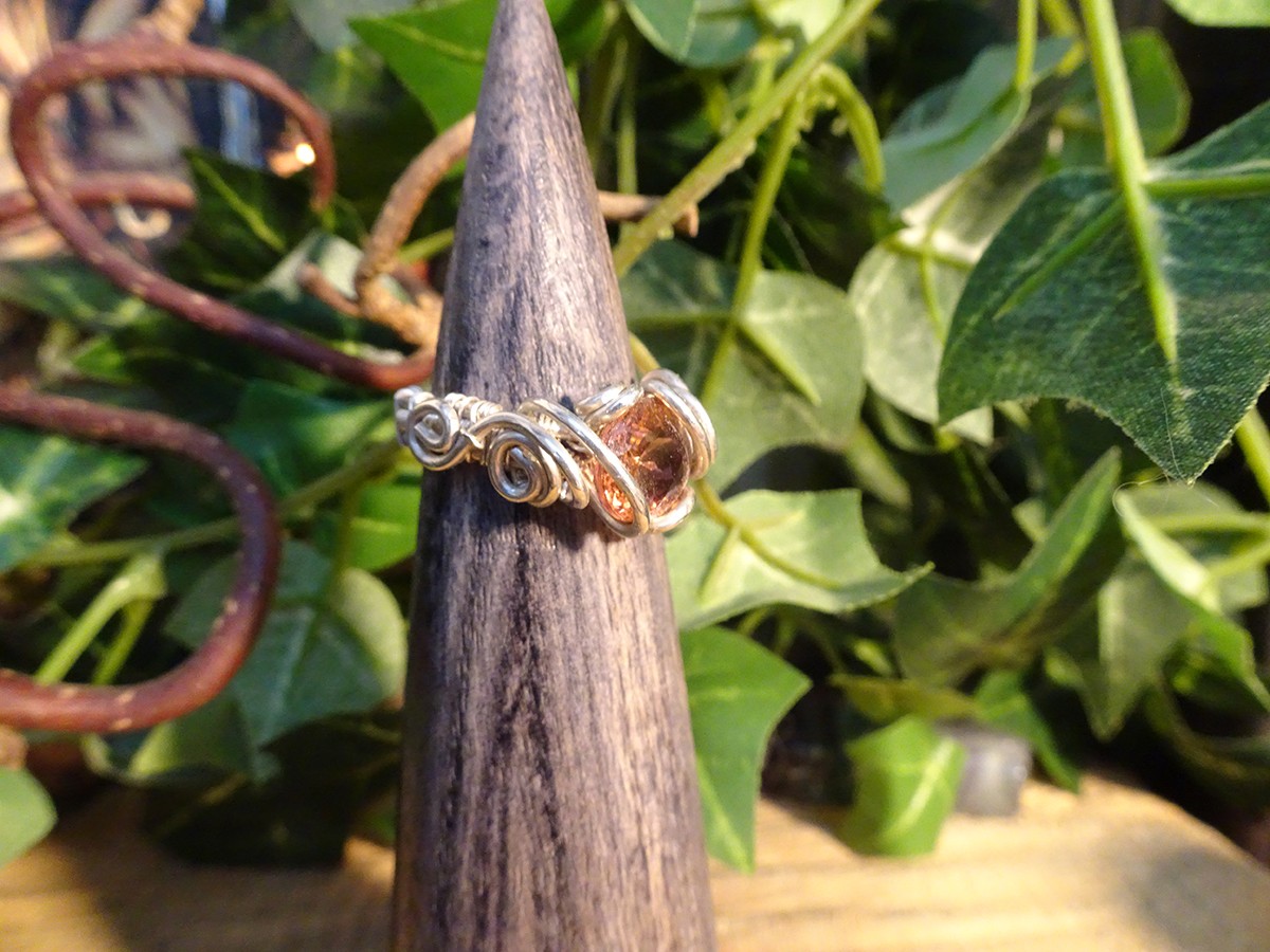 Image d'illustration du produit Bague tourmaline orangée