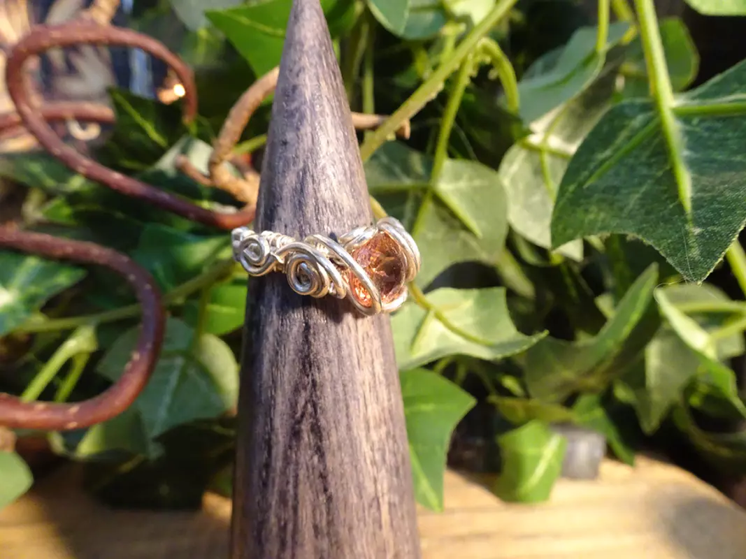 Image d'illustration du produit Bague tourmaline orangée