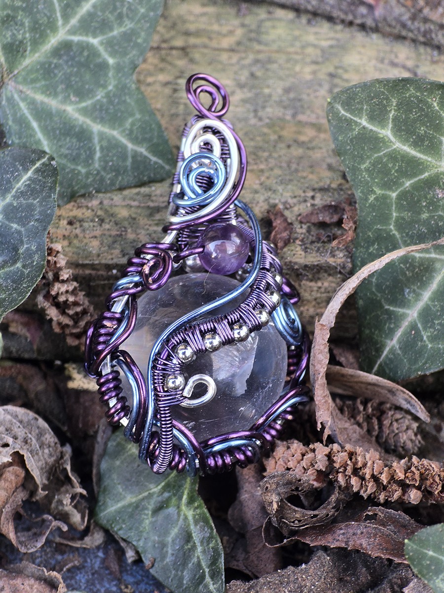 Image de couverture du produit Pendentif sphère Cristal de roche