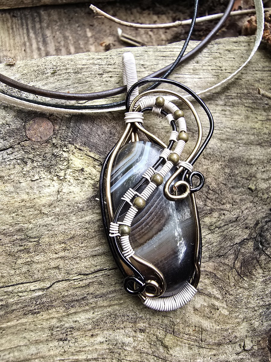 Image de couverture du produit Pendentif agate ribanée