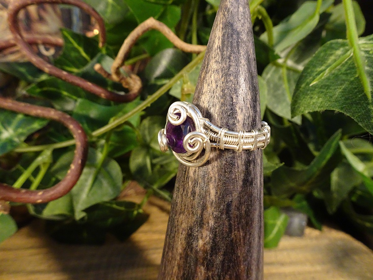 Image d'illustration du produit Bague tourmaline violette