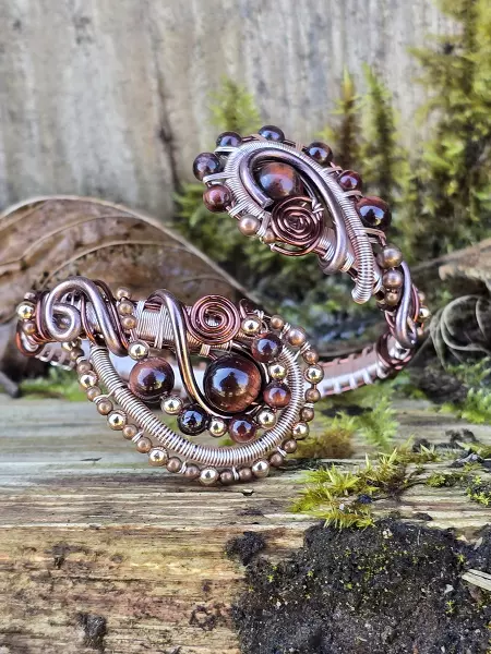 Image de couverture du produit Bracelet serpent Oeil-de-taureau