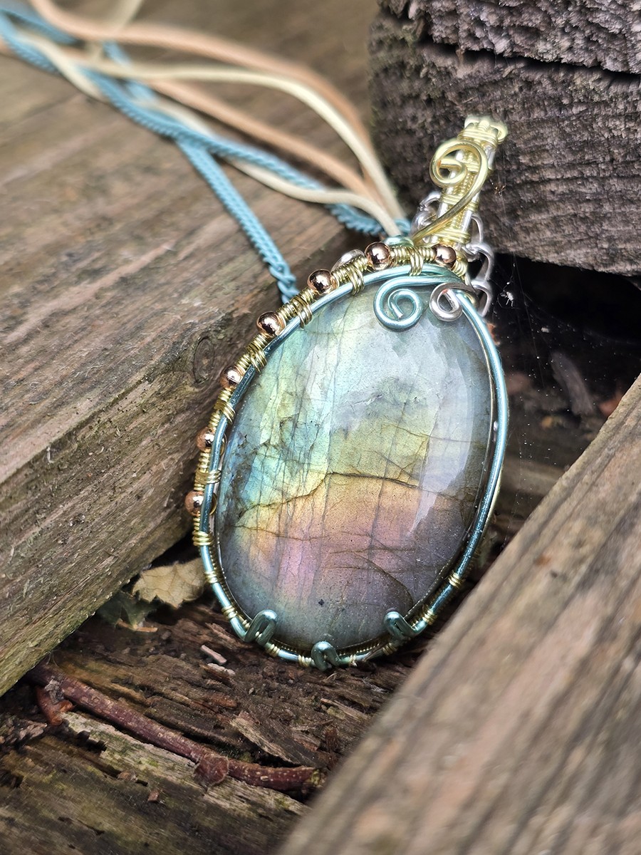 Image de couverture du produit Pendentif Labradorite pastel