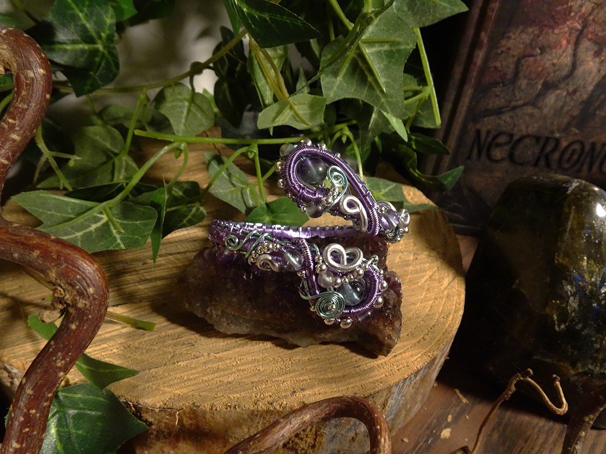 Image d'illustration du produit Bracelet serpent fluorite