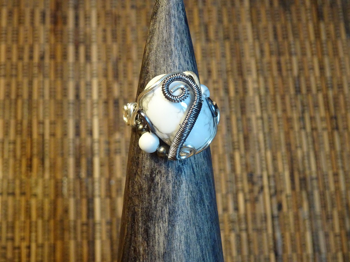 Image de couverture du produit Bague howlite