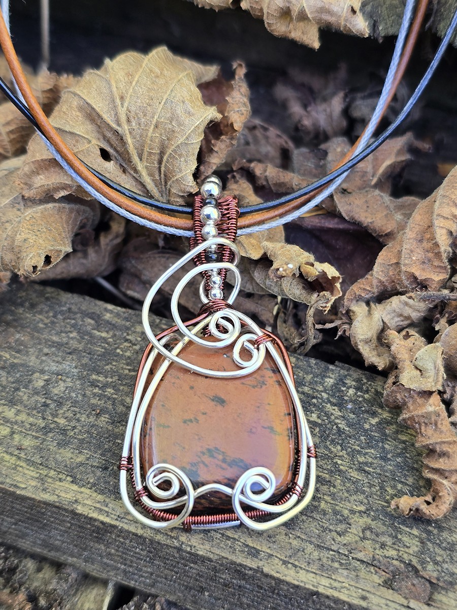 Image de couverture du produit Pendentif obsidienne acajou