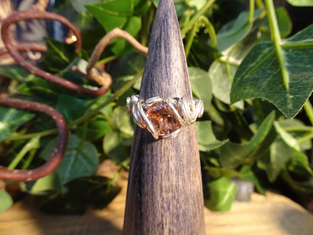 Image de couverture du produit Bague tourmaline orangée
