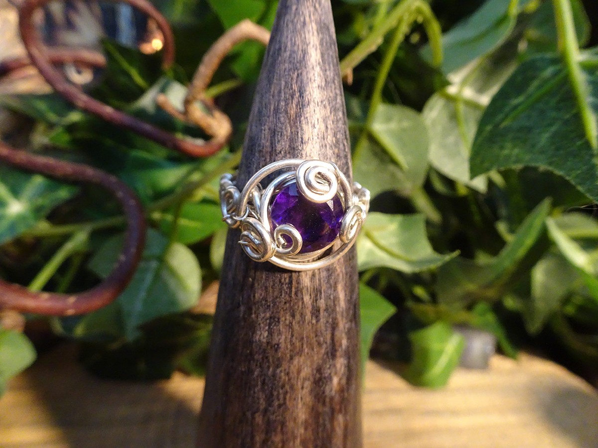 Image de couverture du produit Bague tourmaline violette