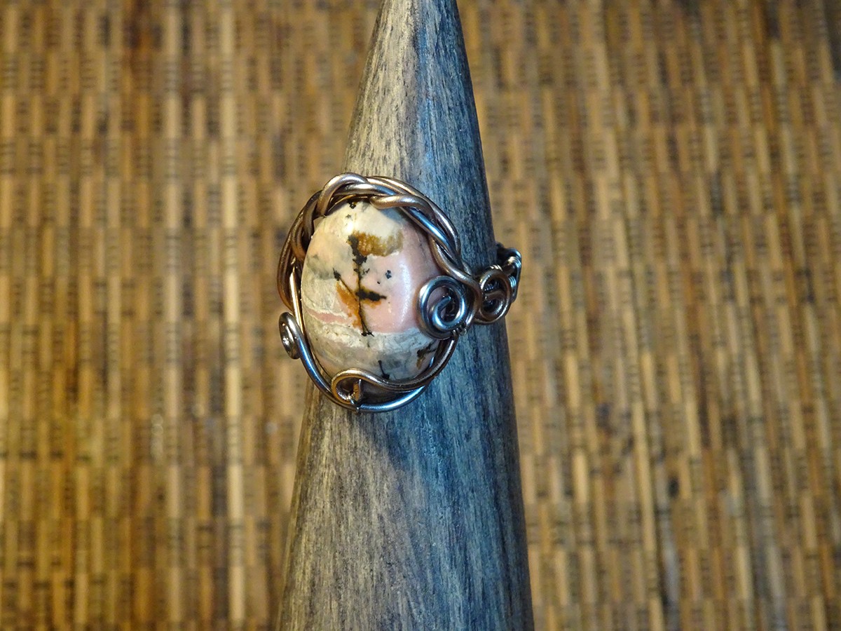 Image d'illustration du produit Bague rhodonite