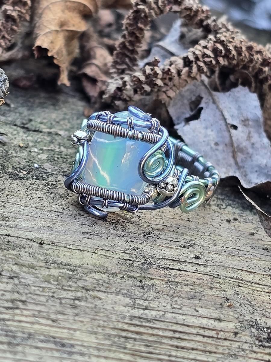 Image d'illustration du produit Bague opale