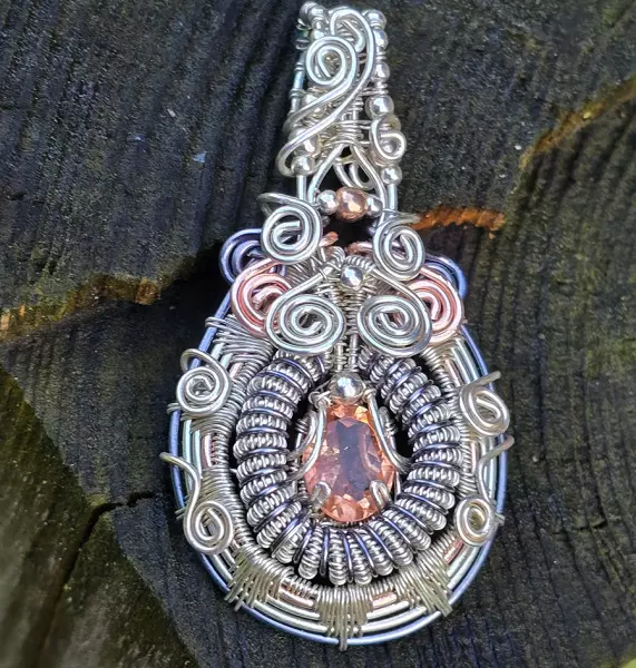 Image de couverture du produit Médaillon argent et tourmaline