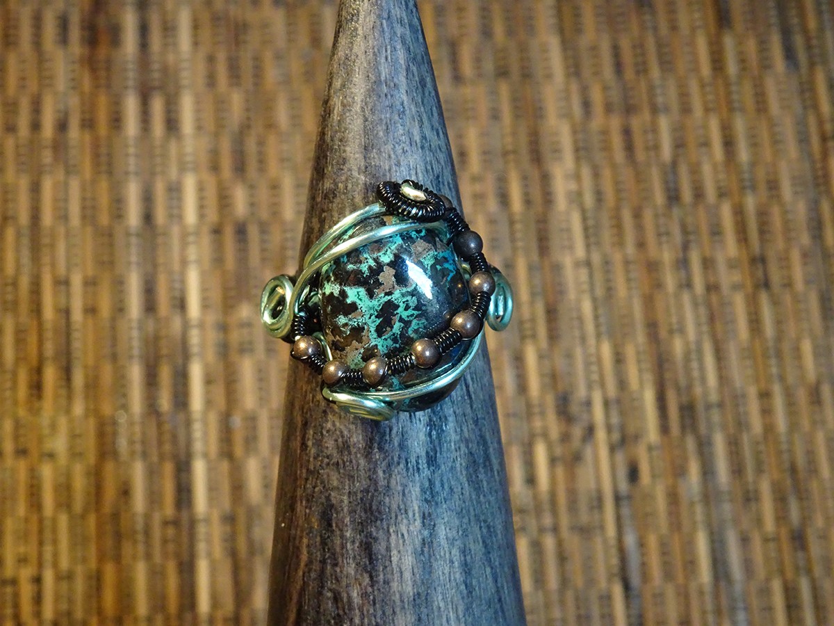 Image de couverture du produit Bague chrysocolle