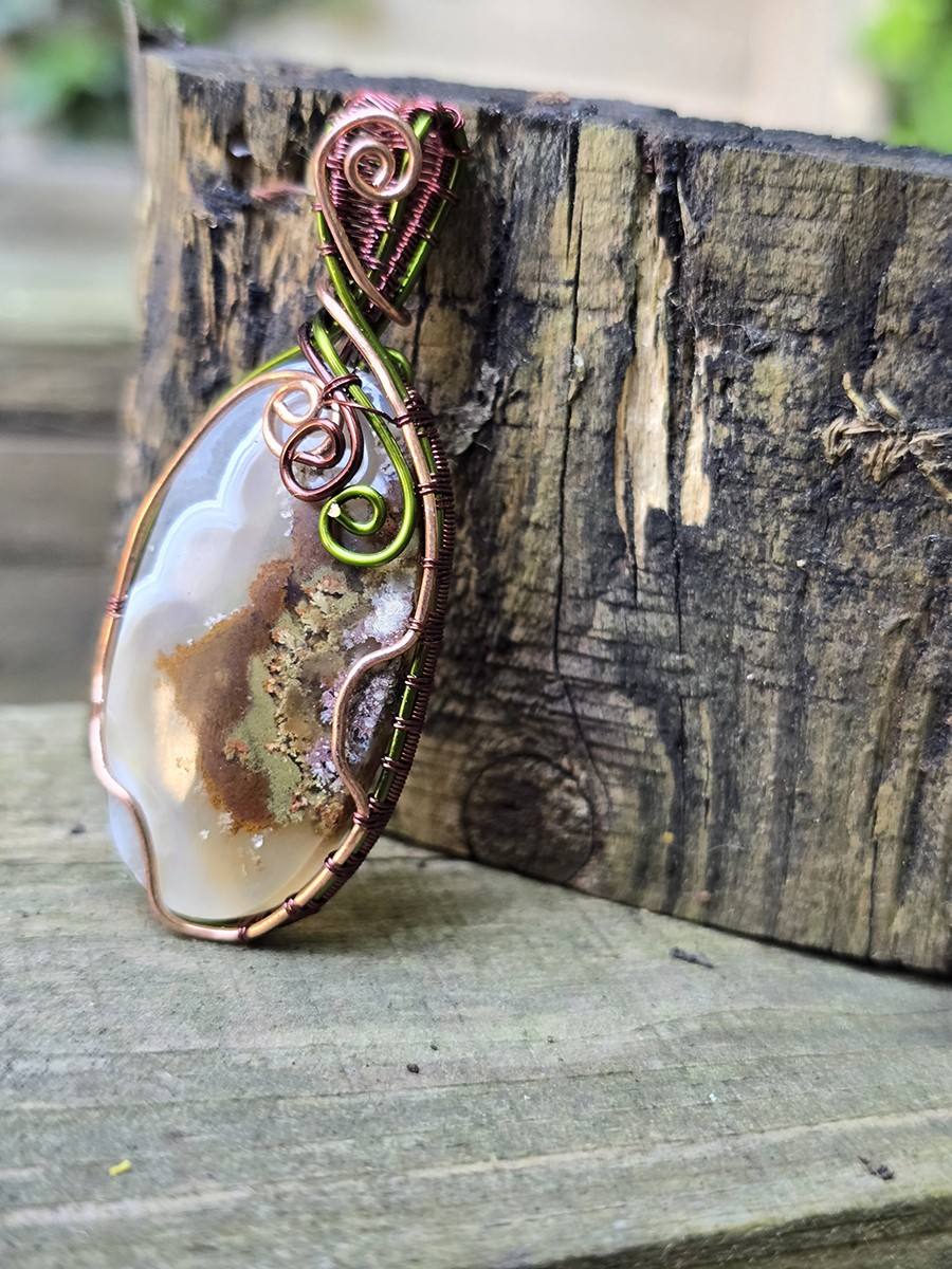Image d'illustration du produit Pendentif agate mousse