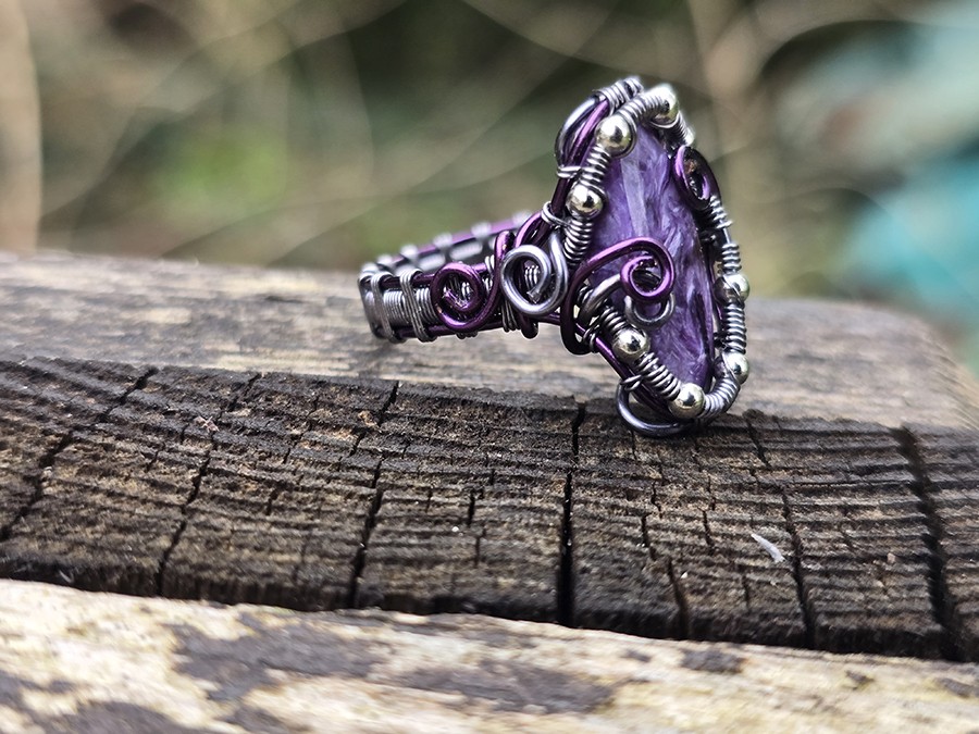 Image de couverture du produit Bague Charoïte