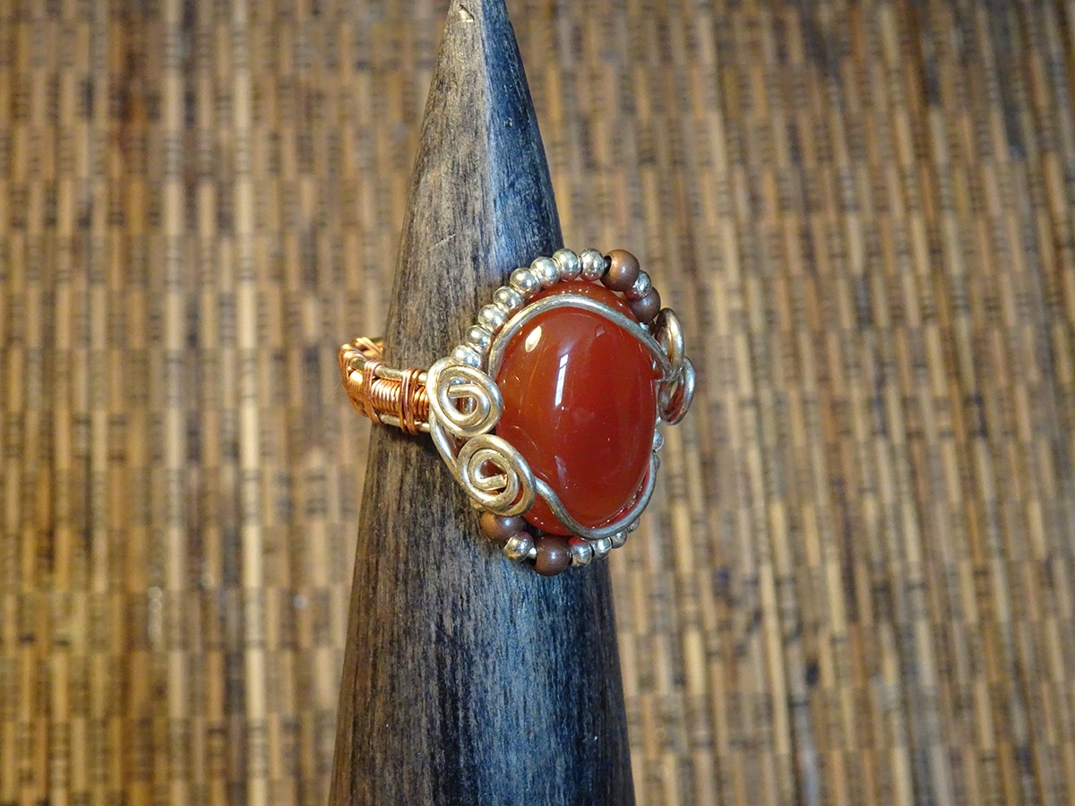 Image d'illustration du produit Bague Cornaline