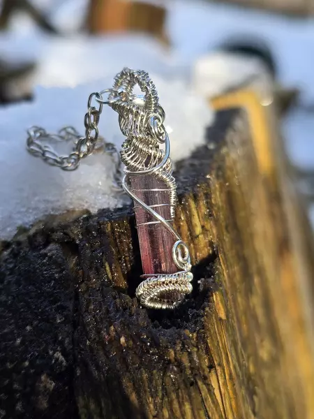 Image de couverture du produit Pendentif argent et prisme de tourmaline