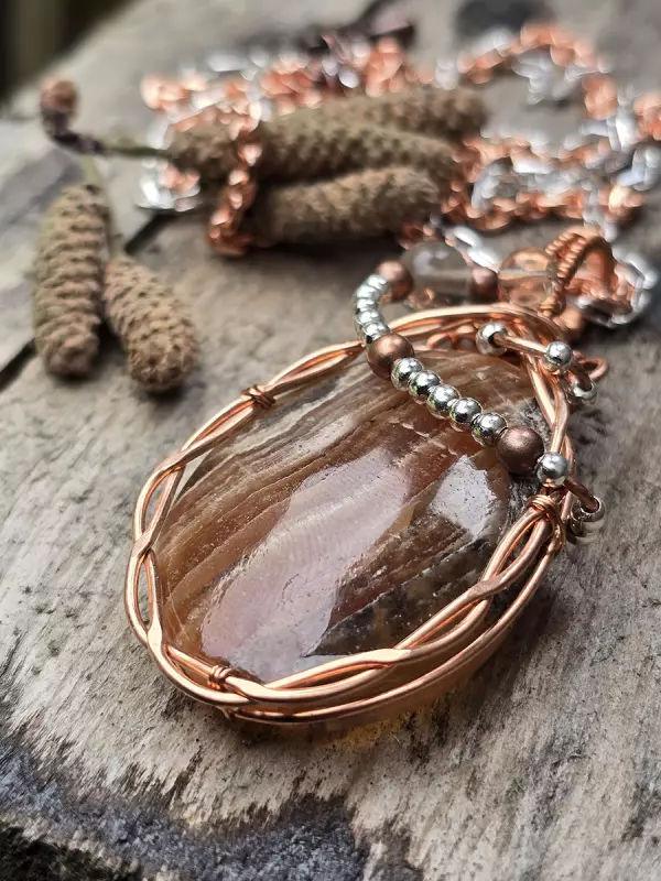 Image d'illustration du produit Pendentif fluorite miel
