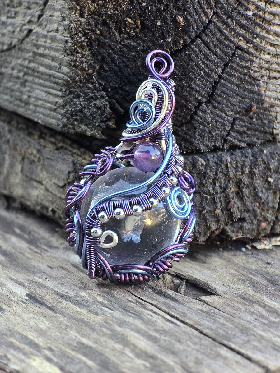 Image d'illustration du produit Pendentif sphère Cristal de roche