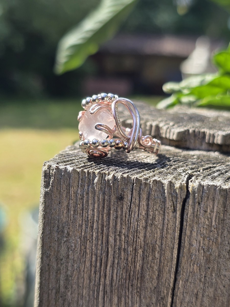 Image d'illustration du produit Bague quartz rose