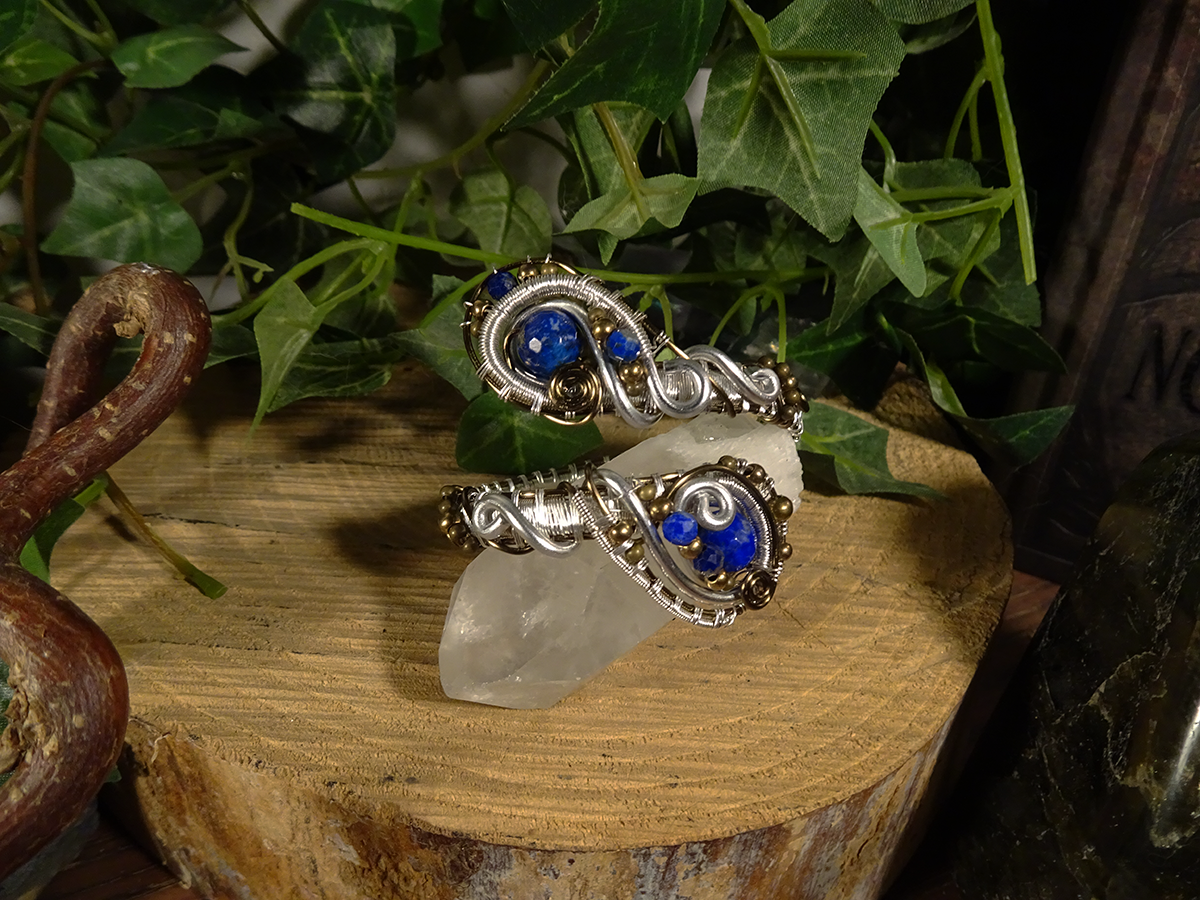 Image d'illustration du produit Bracelet serpent lapis-lazuli