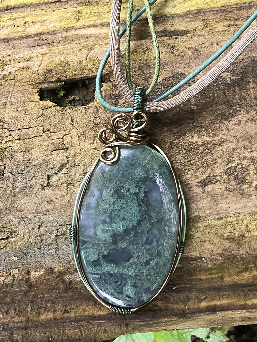 Image d'illustration du produit Pendentif agate mousse