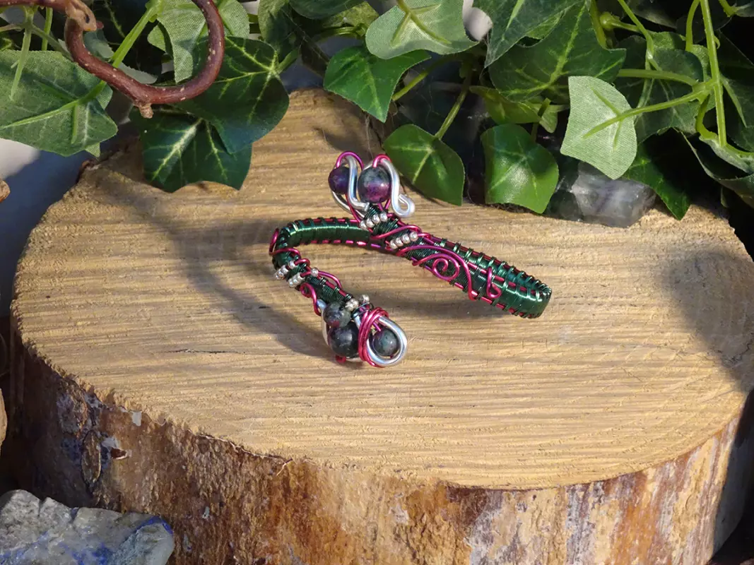 Image d'illustration du produit Bracelet serpent zoisite