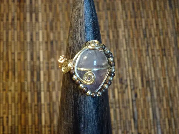 Image de couverture du produit Bague quartz rose