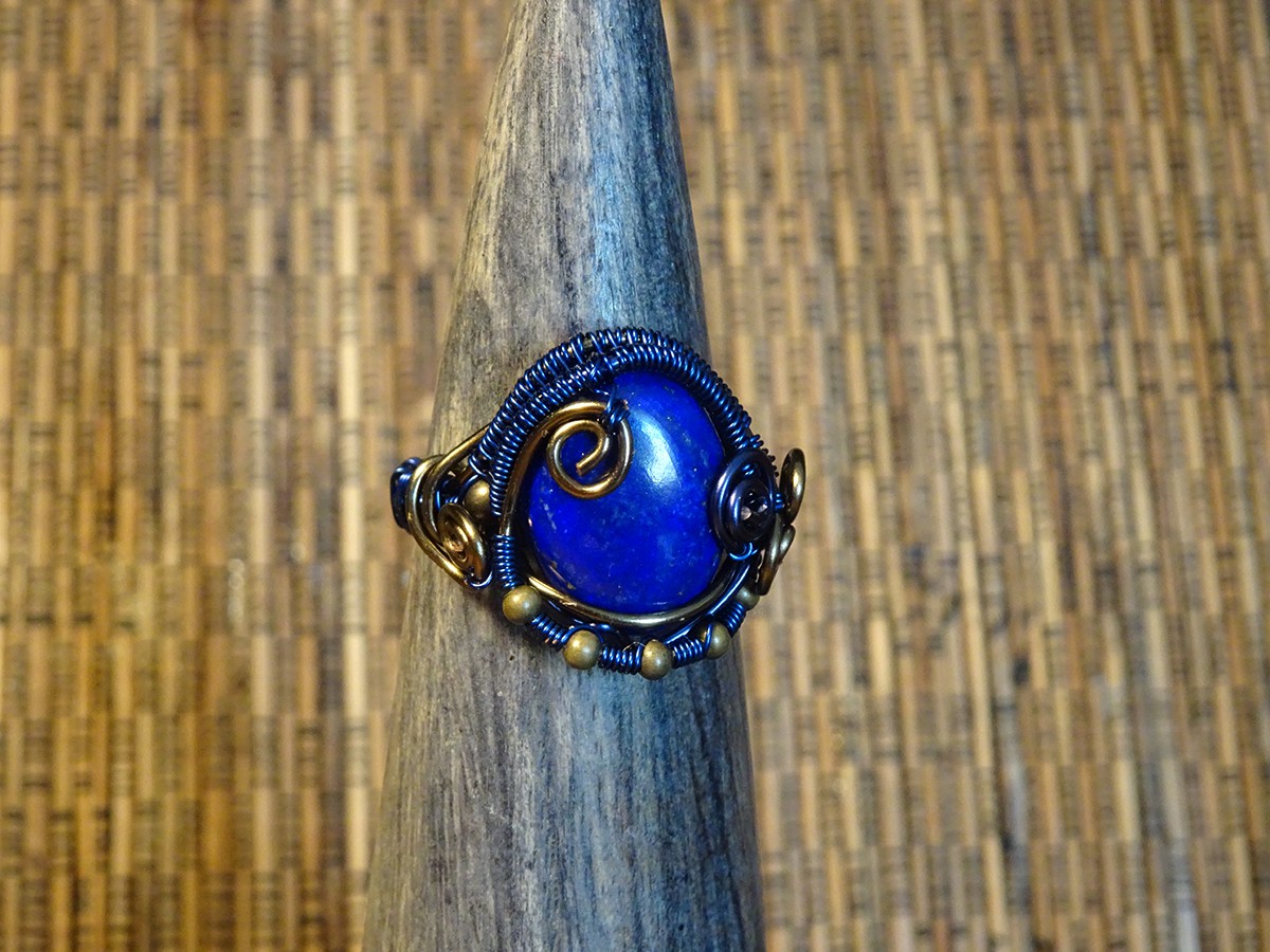 Image d'illustration du produit Bague Lapis lazuli