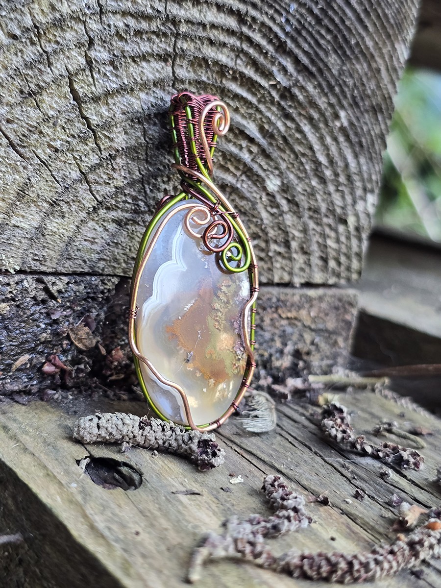 Image d'illustration du produit Pendentif agate mousse